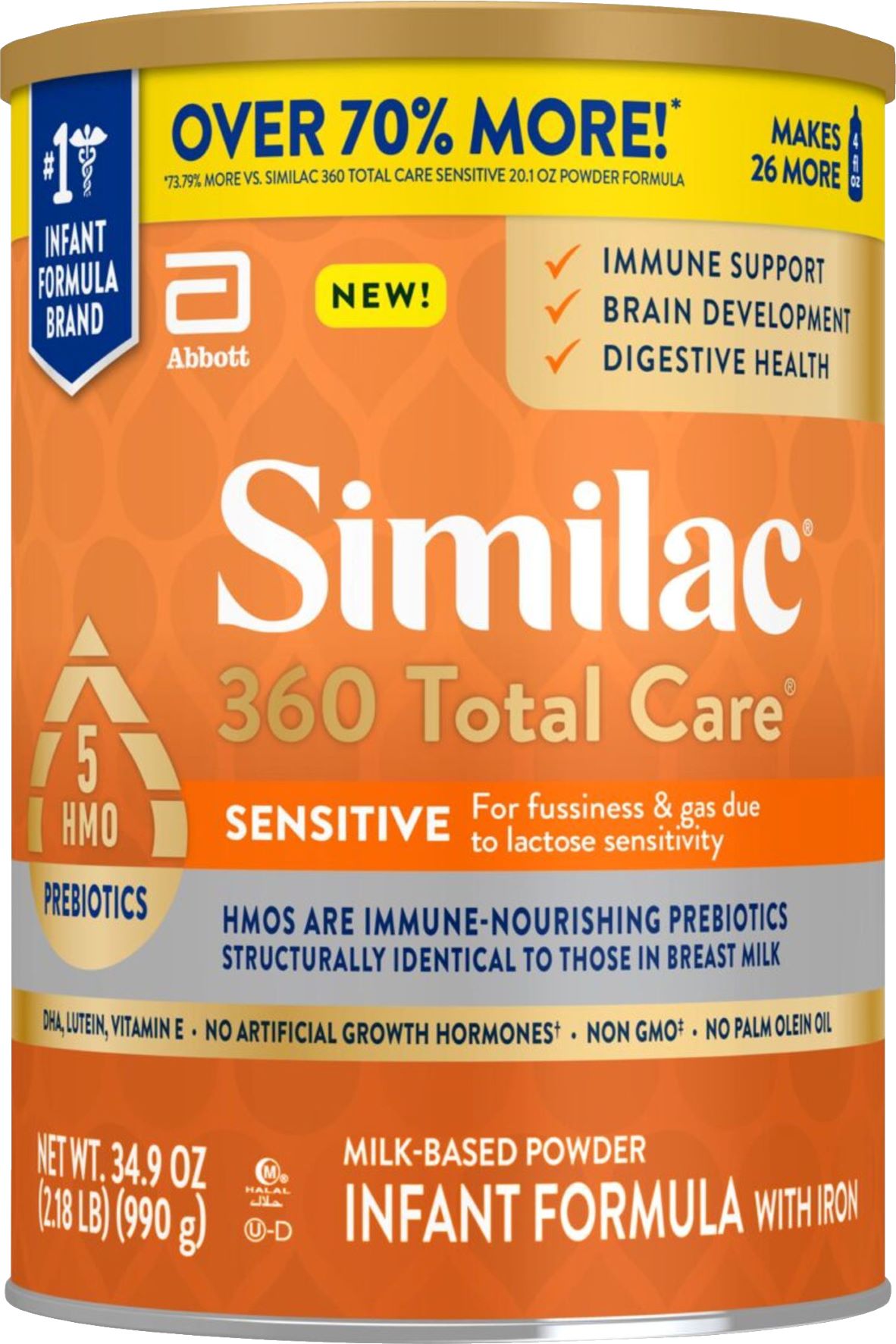 Similac Sensitive 360 Total Care Infant Formula 34.9oz